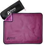 SHERPA THERAPY Büyük Sıcak ve Soğuk Terapi Jel Paketi (12 "x 15") Yeniden Kullanılabilir Isıtma Pedi ve Yaralanma ve Ağrı kesici için Esnek Dondurucu Paketi - Mor
