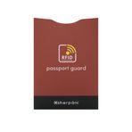Sherpani RFID Pasaport Kalkanı, RFID Engelleme Seyahat Pasaportu, Pasaport Tutucu Cüzdan Cebi (Şarap), Lacivert, Klasik