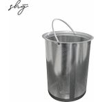 SHG HOME Paslanmaz Çelik Çay Makinesi Demlik Içi Çay Süzgeci / Çay Filtresi / Metal Demlik 7,65cm Çapı (Arçelik Makine Uyumlu)