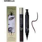Shibella Cosmetics Suya Dayanıklı 24 Saat Damga Eyeliner - İnce Damga Siyah Renkli Çift Taraflı