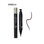 Shibella Damga Eyeliner, Kahverengi, Çift Taraflı, 24 Saat Dayanıklı, İnce Damga