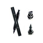 Shibella Siyah Çift Taraflı 24 Saat Ince Damga Likit Eyeliner 6970074434330