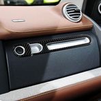 SHIFENG Smart Fortwo 451 2008-2015 Karbon Fiber Stil Araba ile Uyumlu Eldiven Kutusu Sapının Dekoratif Parçası co-Pilot Tarafında (Soldan Direksiyonlu (LHD))