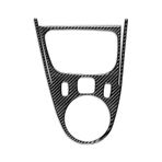 SHIFENG Smart Fortwo forfour 453 2015-2020 ile uyumlu yumuşak karbon fiber araba iç orta konsol vites dekorasyon çerçeve aksesuarları (sağ direksiyon)