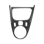 SHIFENG Smart Fortwo forfour 453 2015-2020 ile uyumlu yumuşak karbon fiber araba iç orta konsol vites dekorasyon çerçeve aksesuarları (sol direksiyon)