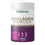 Shiffa Home Kolajen, Glutatyon ve Hyaluronik Asit Takviyesi | Tip 1, 2 ve 3 Hidrolize Balık Kolajeni, 10.000 Mg, C Vitamini, Çinko ve Vitamin D3 İçeren Toz Form