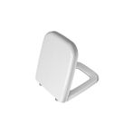 Shift 91003R-009 Yavaş Kapanır Klozet Kapağı, Duroplast, Beyaz - 000-Siyah - Option-1