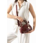 SHIKIRTI Kalp Charm Detaylı Kadın El Ve Omuz Çantası