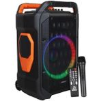 Shile Sl-10 120 Watt Taşınabilir Seyyar Amfi Hoparlör Kablosuz 1 El + 1 Yaka Mikrofonlu Kumandalı U - Seçenek
