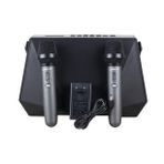 SHILE SL-3A İKİ EL MİKROFONLU KUMANDALI USB/SD/BT PORTATİF HOPARLÖR