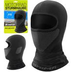 SHIMA X-COMFORT kar maskesi, motosiklet, kadın, erkek, kar maskesi, yaz, kış, kask altı, nefes alır, maske, hızlı kurur, outdoor sporları, alt kask (üniseks, siyah, XL-3XL)