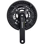 Shimano Alivio FC-T4010 48-36-26T 3x9 V 175 mm Siyah Octalink Aynakol