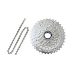 Shimano Deore Cs-hg50 11/36+cn-hg54 10'lu Kaset Zincir Seti Siyah