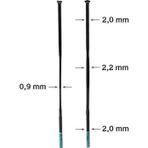 Shimano Dura Ace WH-R9200-C50 Jant Seti için jant teli 258mm