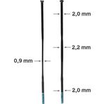 Shimano Dura Ace WH-R9200-C50 Jant Seti için jant teli 265mm