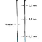 Shimano Dura Ace WH-R9200-C60 Jant Seti için jant teli 254mm
