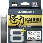 Shimano Kairiki 8+ Ip Misina 300M Steel Gray Pe 1.0 0.13MM / 8.3kg