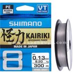 Shimano Kairiki 8 Örgü İp Misina 300m Steel Gray 0.13mm / 8.2kg