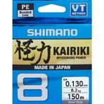 Shimano Kairiki 8 Steel Gray Gri 0,13mm 150 Metre İp Misina