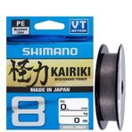 Shimano Kairiki 8 Stell Gray Gri 0,20mm 300 Mt İp Misina