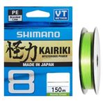 Shimano Kairiki 8x 150 m Mantis Green Örgü İp Misina