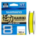 Shimano Kairiki 8x 150 m Yellow Örgü İp Misina