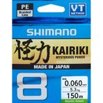 Shimano Kairiki Mantis Green 8 150 mt 0.19 mm 12 kg Misina
