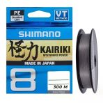 Shimano Kairiki Yeni Seri 8x Steel Grey 300M Ip Misina (Made In Japan) - 0,19 mm
