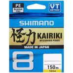 Shimano Kairiki Yeni Seri 8X Yellow 150M Ip Misina (Made In Japan) 0,19 Mm