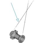 SHIMANO Y0mas1000 WH-R9270-C60-HR-TU-F sağ jant teli, 250 mm, siyah, tek boy