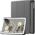 Shin-Wo Google Pixel Tablet Folio Kılıf Çok Açılı Standlı Ince Hafif Koruyucu Kapak (Yurt Dışından) - Gri