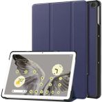 Shin-Wo Google Pixel Tablet Folio Kılıf Çok Açılı Standlı Ince Hafif Koruyucu Kapak (Yurt Dışından) - Mavi