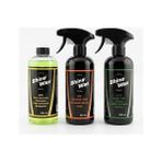 Shine Wax Seramik Şampuan & Hızlı Cila & Lastik Parlatıcı Sprey 500 ml 3'lü Set