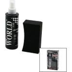 Shıne World Car Lastik - Tampon Parlatıcı Sprey Seti Plastik Şişe 250ML ± %10 Parlatma Süngeri (4490)