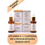 Shinehub C Vitamin & Caffeine Multifoksiyonel Cilt Bakım Serum Seti
