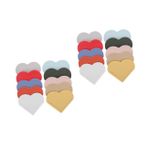 SHINEOFI 2 Takım 2 Set Ayraç Koruyucu Kapak Kitap Köşe Koruyucuları Öğrenciler İçin Ayraçlar Sayfa İşaretleyicileri Düğün Ayraçları Kapak Abajur Mini Ayraçlar Kalp Tipi Ayraçlar 10 adet * 2