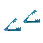 SHINEOFI 4 Adet Delme Pensesi Elde Taşınabilir Bahçe Aletleri Diken Çit Bitkisi Çıkarma Erik Yaprağı Budama Sap Kesme Makası Aksesuarları Gül Çapak Çıkarıcı Çiçek Makası Gök Mavisi Dövme