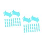 SHINEOFI 4 Set Sarma Plakası Dikiş Bobini Iplik Sarma Tahtaları Büyük Iplik Bobini Devre Kartı Sarıcı Dikiş Makinesi Ipliği Makine Yün Sarıcı Bobin Plastik Sky-blue 100 Adet*4