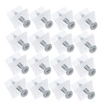 SHINEOFI 50pcs Plastik Açı Kodu Mobilya Braket Bağlantı Elemanları Çekmecesi Alt Köşe Brace Mobilya Destekler Çekmeceli Takozlar Destekleri Destekler