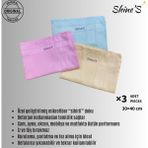 Shine'S Fabrika Satış Mağazası Shines Satış Mağazası 3'lü Mikrofiber Temizlik Bezi, Banyo, Mutfak, Cam, Araba ve Tüm Yüzeyler (30X40 Cm) - Pembe - Yeşil
