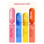 shineup Komple Işıltı Seti (Nemlendirici Krem, Hyalüronik Asit Serum, C Vitamini Serum, Güneş Koruyucu Krem)