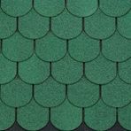 Shingle (Şingıl) Yeşil, Galaksi Klasik Desen, 33X100X13,5 cm (1 P=18 Adet; 2.52 M2), Btm