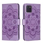 shingtomua Samsung Galaxy Note 10 Lite için Kılıf Cüzdan Kart Tutuculu Destek Çubuğu Manyetik Yumuşak Deri Katlanır Kılıf Samsung Note 10 Lite için Kapak (Mor)