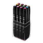 SHINHAN 12 RENK TOUCH BRUSH MARKER TSM-1101216