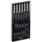 Shinhan Art Touch Lıner Teknik Çizim Kalemi Set 7'li Siyah - Renkli - Standart