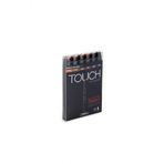 Shinhan Art Touch Twin Ahşap Renkleri Çift Uçlu 6'lı Markör Kalem Seti