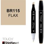 Shinhan Art Touch Twin BR115 Flax Çift Uçlu Markör Kalem
