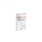 Shinhan Art Touch Twin Brush Florasan Renkler Çift Taraflı 6'lı Markör Kalem Seti