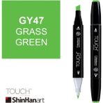 Shinhan Art Touch Twin Brush GY47 Grass Green Çift Taraflı Markör Kalem