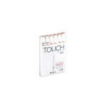 Shinhan Art Touch Twin Brush Ten Renkleri B Çift Taraflı 6'lı Markör Kalem Seti